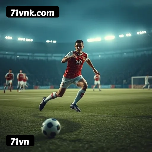 App 71vn para iOS e Android — interface mobile, login biométrico e PIX integrado